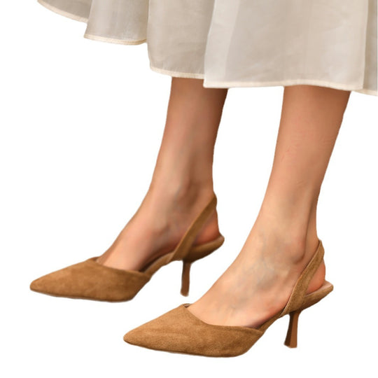 Damen Slingback-Pumps mit spitzem Zehenbereich und rutschfester Sohle EB