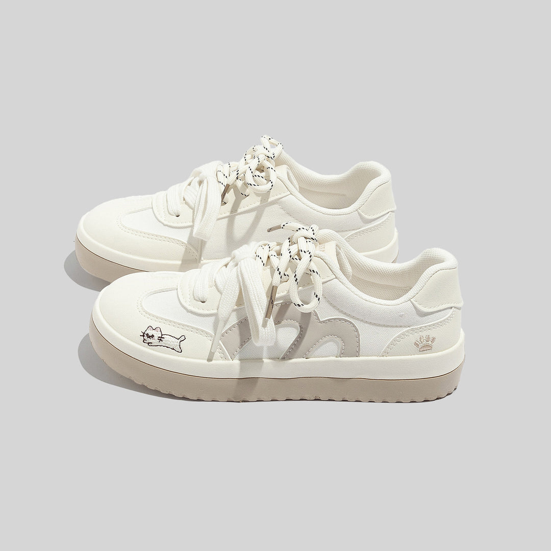 Damen Sneaker mit verspieltem Tiermotiv von EB