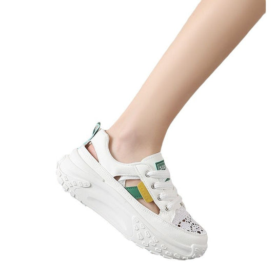Damen Sportliche Schnürschuhe mit Luftzirkulation EB