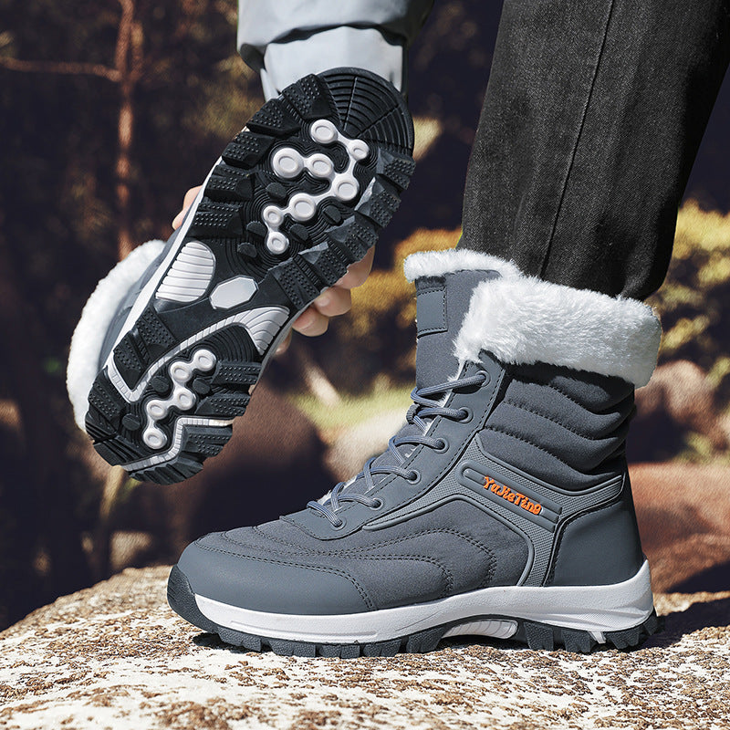 Herren Winterstiefel mit isolierender Fütterung und rutschfester Sohle EB
