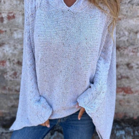 Damen Oversize Strickpullover EB