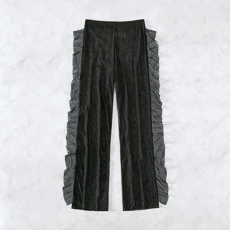 Damen Transparente Rüschenschlupfhose EB