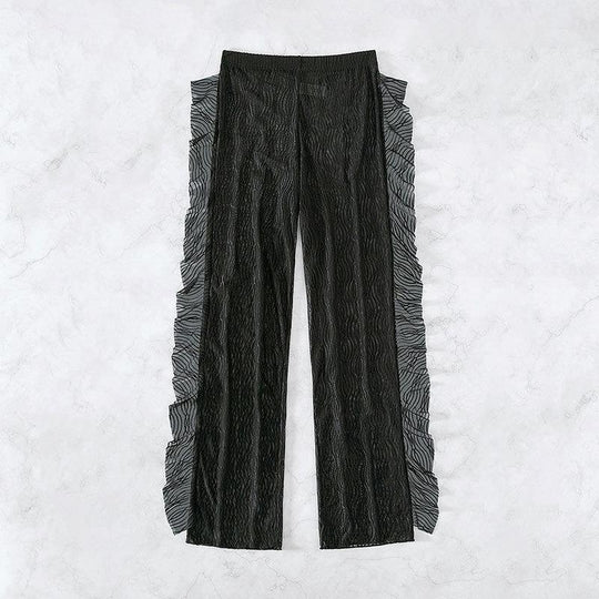 Damen Transparente Rüschenschlupfhose EB