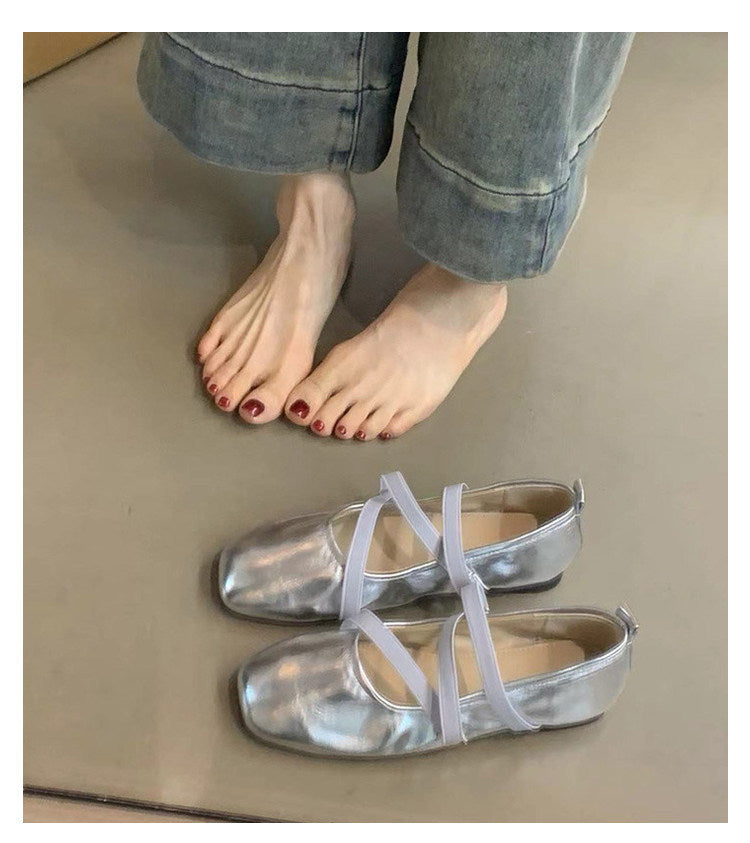 Damen Ballerinas mit modernem Riemchendesign und komfortabler Sohle EB