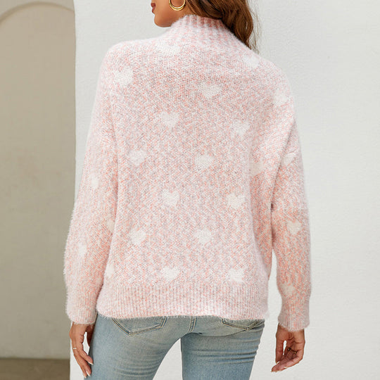 EB | Strickbluse mit Muster Wolle Warm und Modern