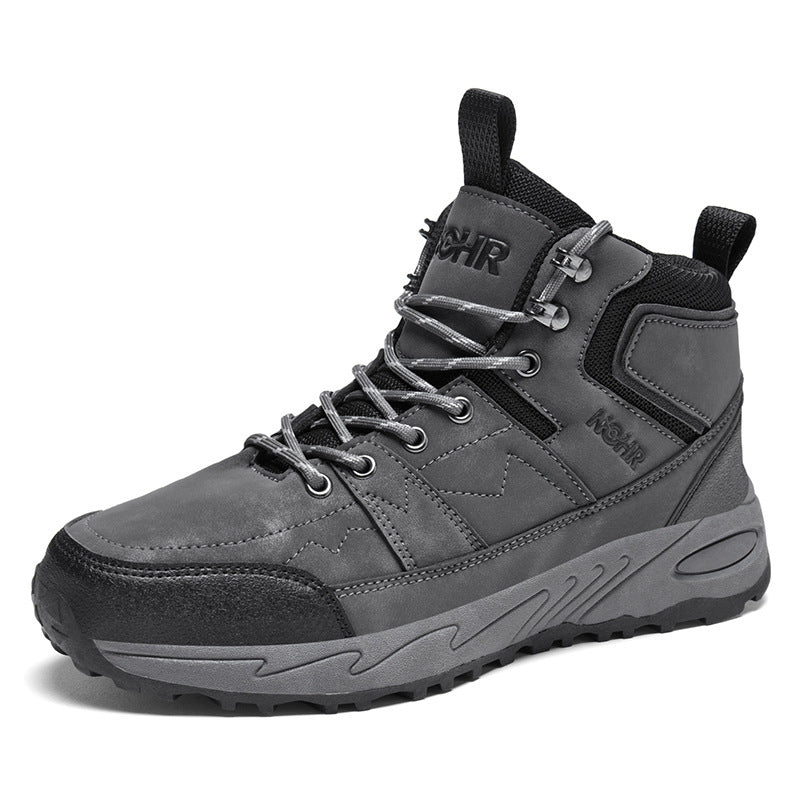 Damen Outdoor-Wanderschuhe mit rutschfester Profilsohle und hohem Schaft EB