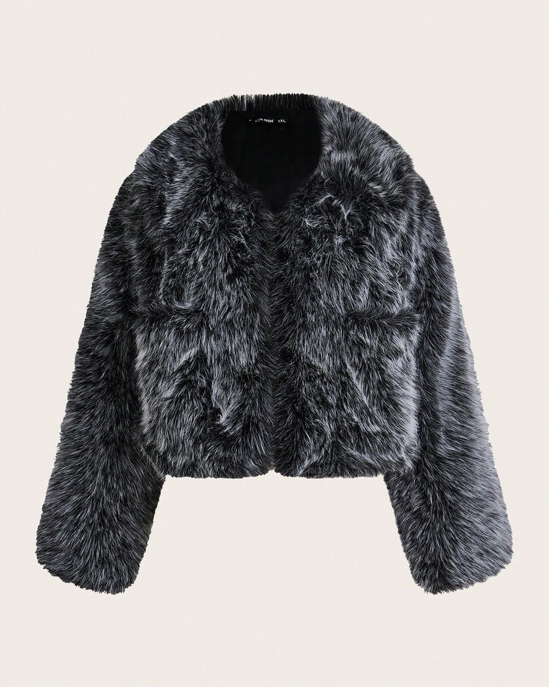 Damen Kunstpelzjacke EB
