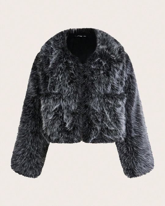 Damen Kunstpelzjacke EB