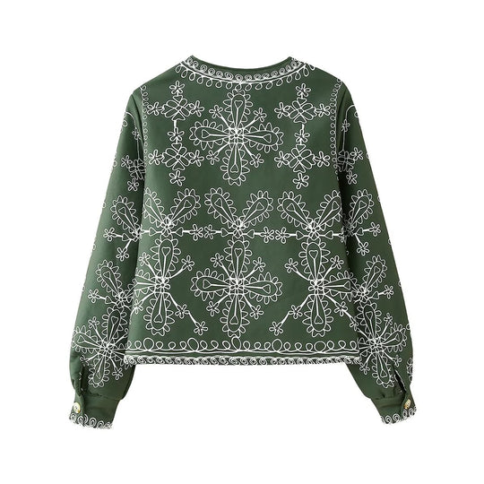 Damen Wickelrock mit floralem Muster und verstellbarem Gürtel EB