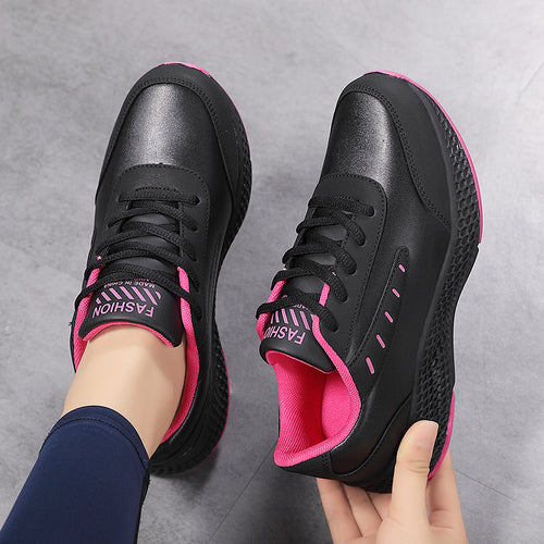 Damen Sportliche Sneakers mit atmungsaktivem Mesh-Obermaterial und rutschfester Sohle EB
