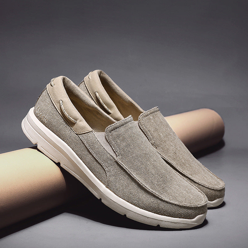 Damen Komfortable Slip-On Schuhe mit weichem Textil-Obermaterial EB