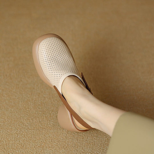 Damen Atmungsaktive Clogs mit modischem Perforationsdesign EB