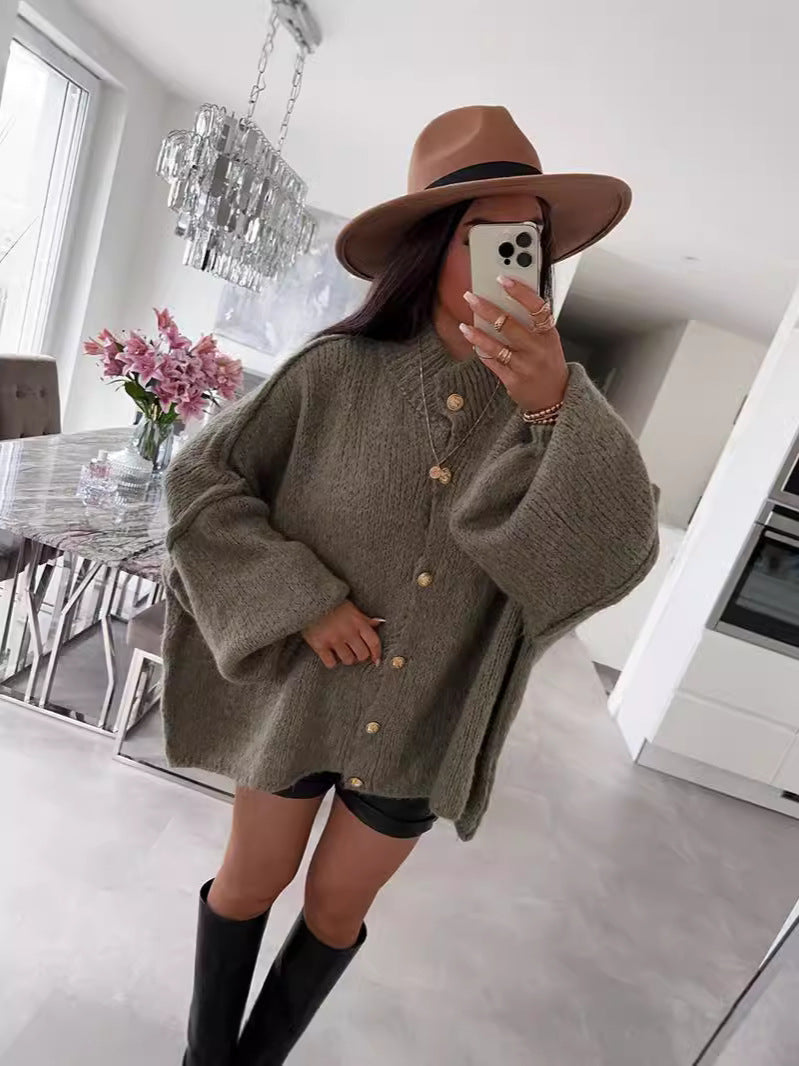 EB | Bequeme Oversize Strickjacke für Frauen