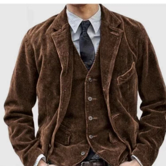 Herren Samt Blazer EB