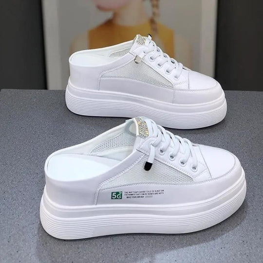Damen Plateausneaker mit atmungsaktiver Mesh-Oberfläche EB