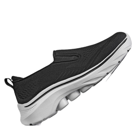 Damen Atmungsaktive Slip-On Sneakers mit flexiblem Sohlenkomfort EB