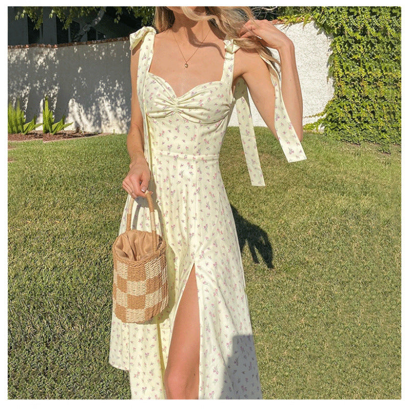 Damen Sommerkleid mit romantischem Blumenmuster EB