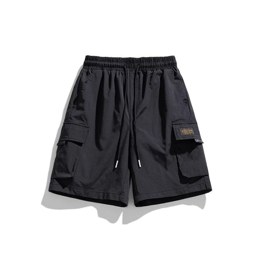 Herren Cargo-Shorts mit elastischem Bund und praktischen Taschen EB