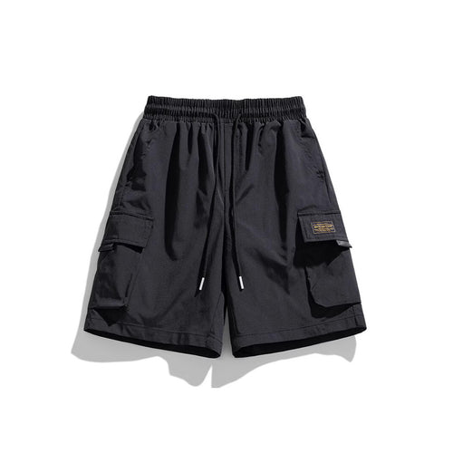 Herren Cargo-Shorts mit elastischem Bund und praktischen Taschen EB