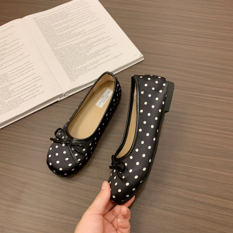 Damen Ballerinas mit verspieltem Punktemuster EB