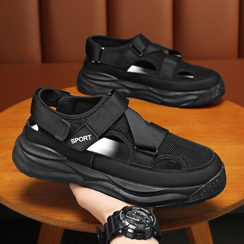 Damen Sportliche Sandalen mit stoßdämpfendem Sohlenprofil und atmungsaktiver Oberstruktur EB