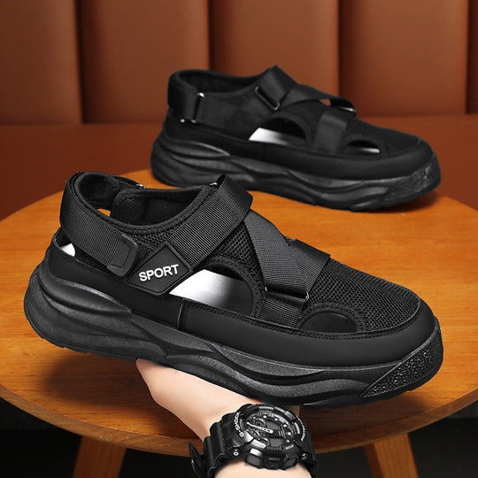 Damen Sportliche Sandalen mit stoßdämpfendem Sohlenprofil und atmungsaktiver Oberstruktur EB