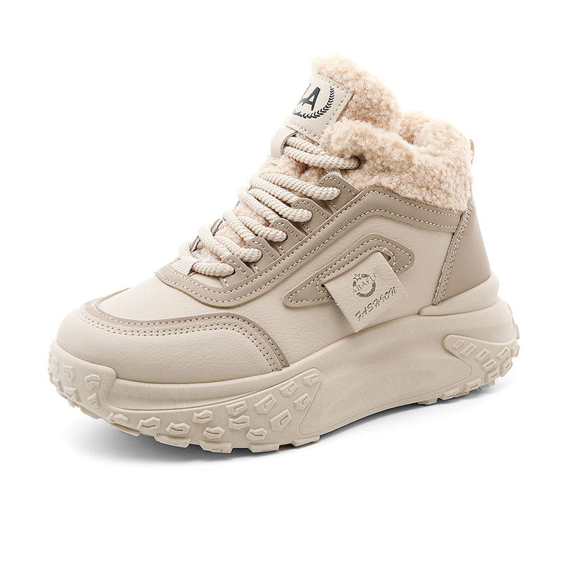 Damen isolierende High-Top Sneakers mit weichem Innenfutter und rutschfester Sohle EB