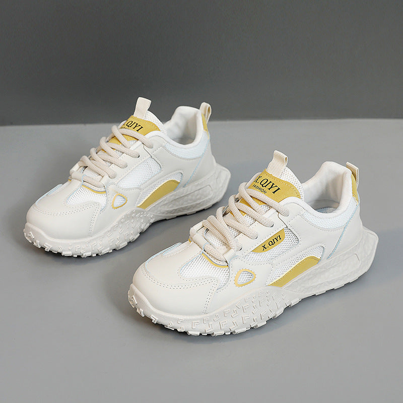 Damen Sportliche Sneakers mit atmungsaktiver Mesh-Oberfläche und dämpfender Sohle EB