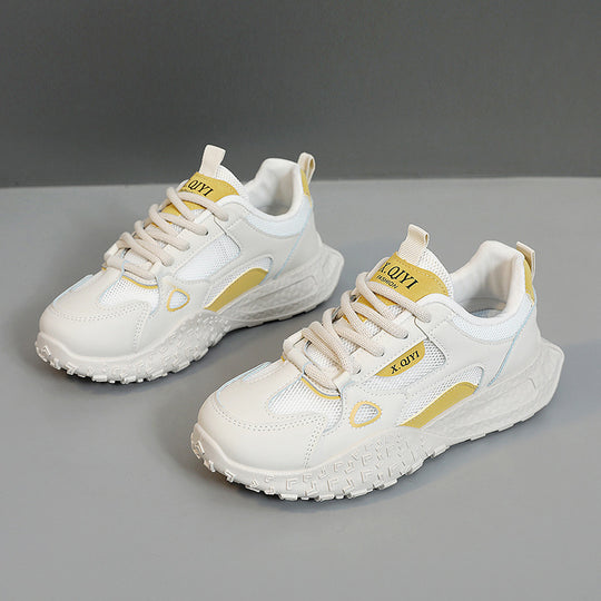 Damen Sportliche Sneakers mit atmungsaktiver Mesh-Oberfläche und dämpfender Sohle EB