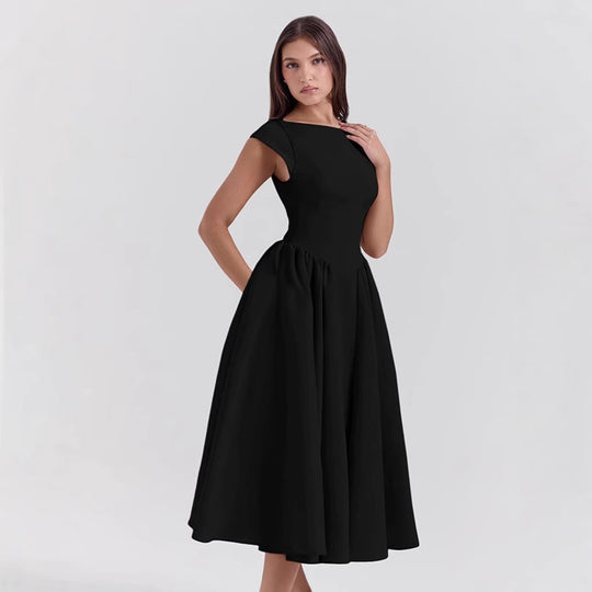 Damen Cocktailkleid mit schickem A-Linien-Schnitt und eleganter Taillierung EB