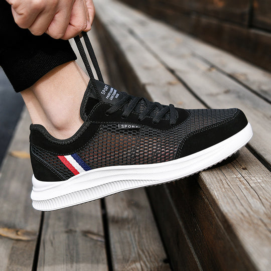 Damen Sportliche Lauf-Sneaker mit atmungsaktivem Obermaterial und flexiblem Dämpfungssystem EB