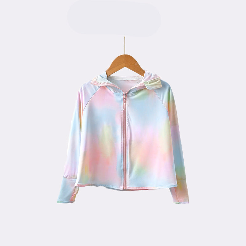 Damen UV-Schutzjacke mit Kapuze und weichem Material EB