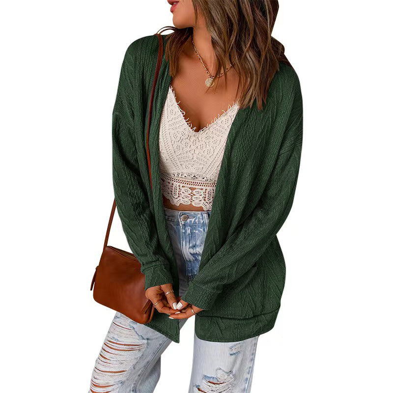 Damen lässige Long Cardigan EB