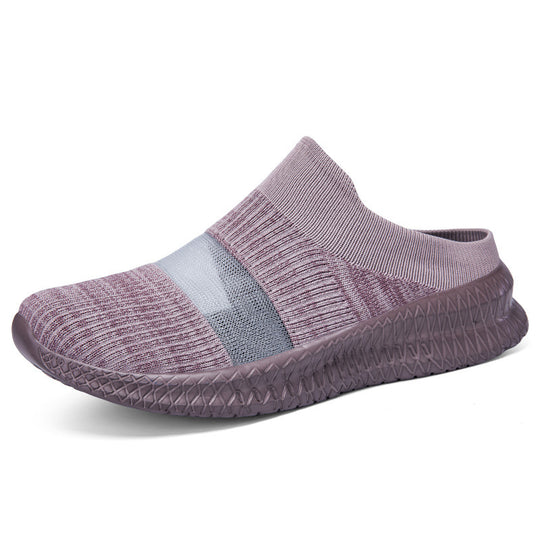 Damen Slip-On Sport Sneakers mit atmungsaktivem Obermaterial und flexiblem Sohlenprofil EB