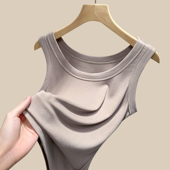 Damen ärmelloses Basic-Top aus hochwertigem Material EB