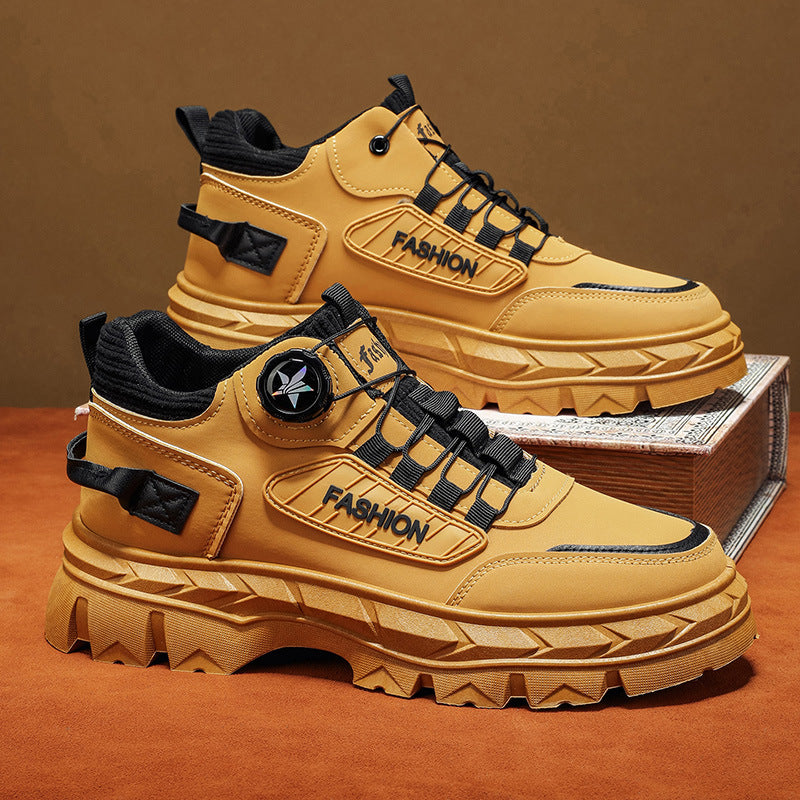 Herren Modische hochliegende Sneakers mit innovativem Verschluss EB