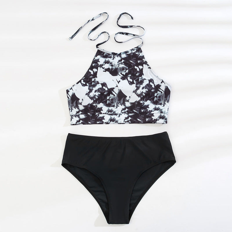 Damen Hochgeschnittenes Bikini-Set EB
