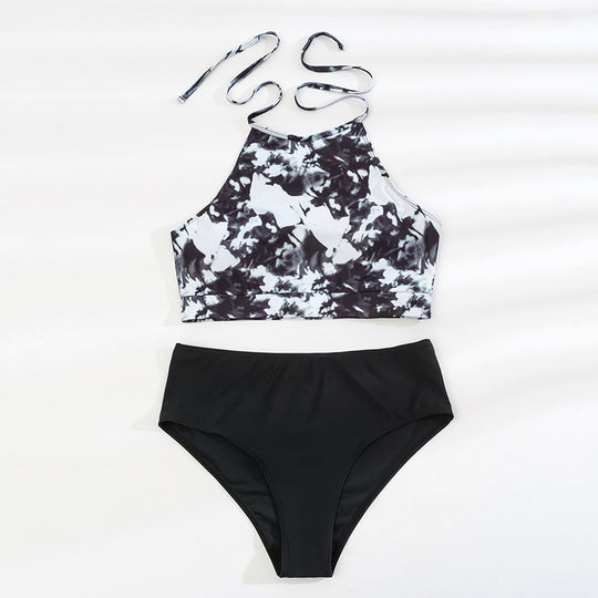 Damen Hochgeschnittenes Bikini-Set EB