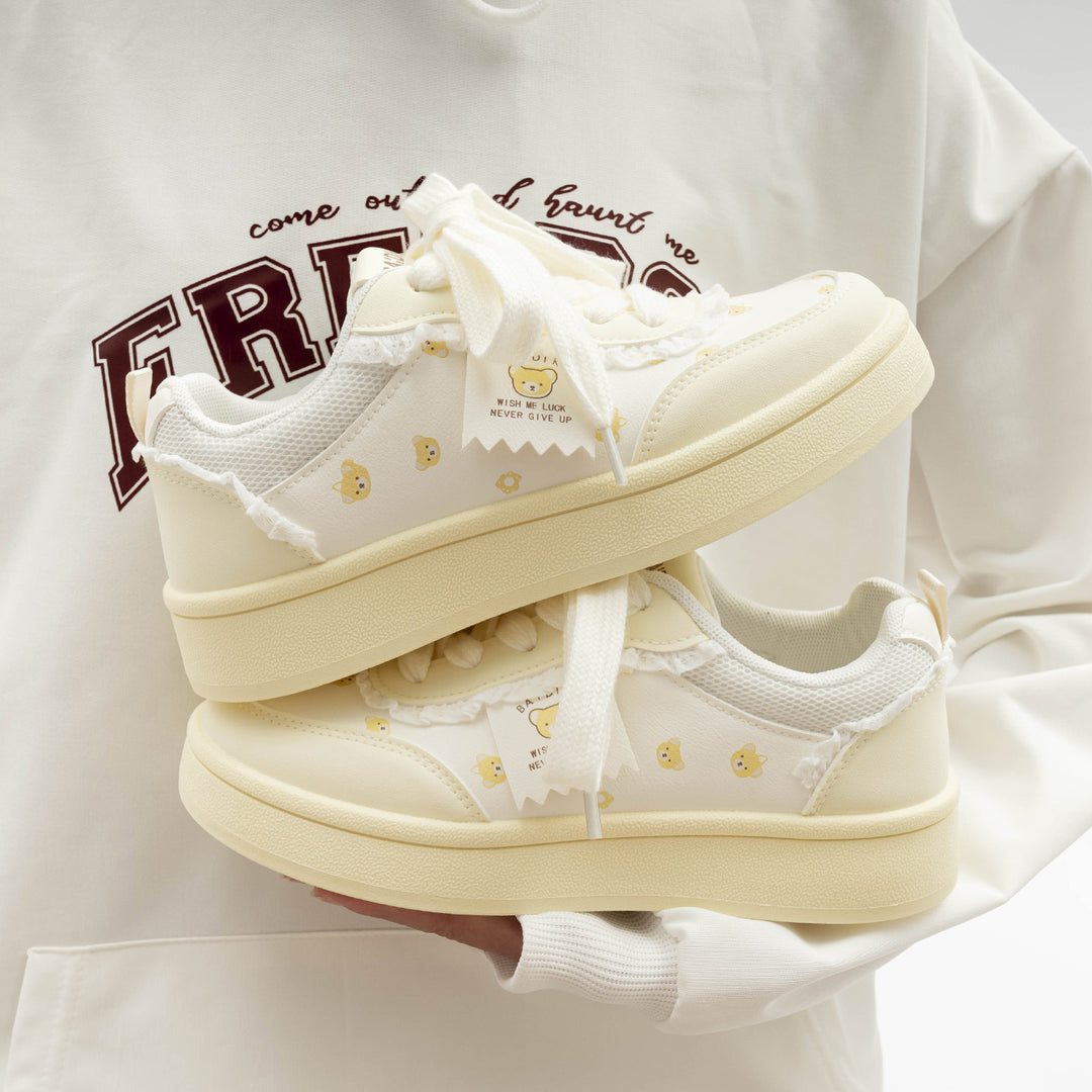 Damen Sneakers mit fröhlichem Tiermotiv und bequemem Innenfutter EB