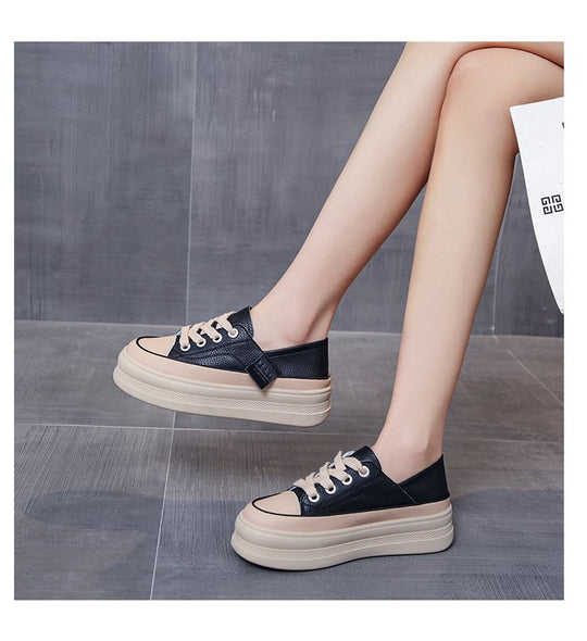 Damen Sportliche Sneakers im modernen Low-Top Design mit strapazierfähiger Sohle EB