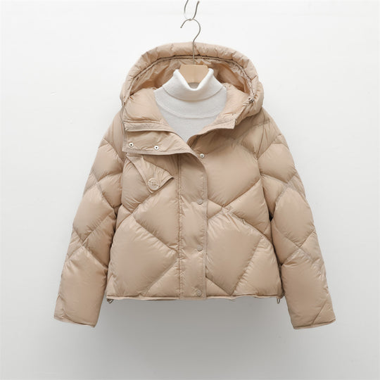 Damen Steppjacke mit abnehmbarer Kapuze EB