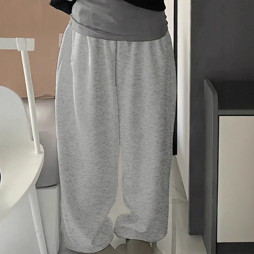 Damen bequeme Sweatpants mit elastischem Bund und legerem Schnitt EB