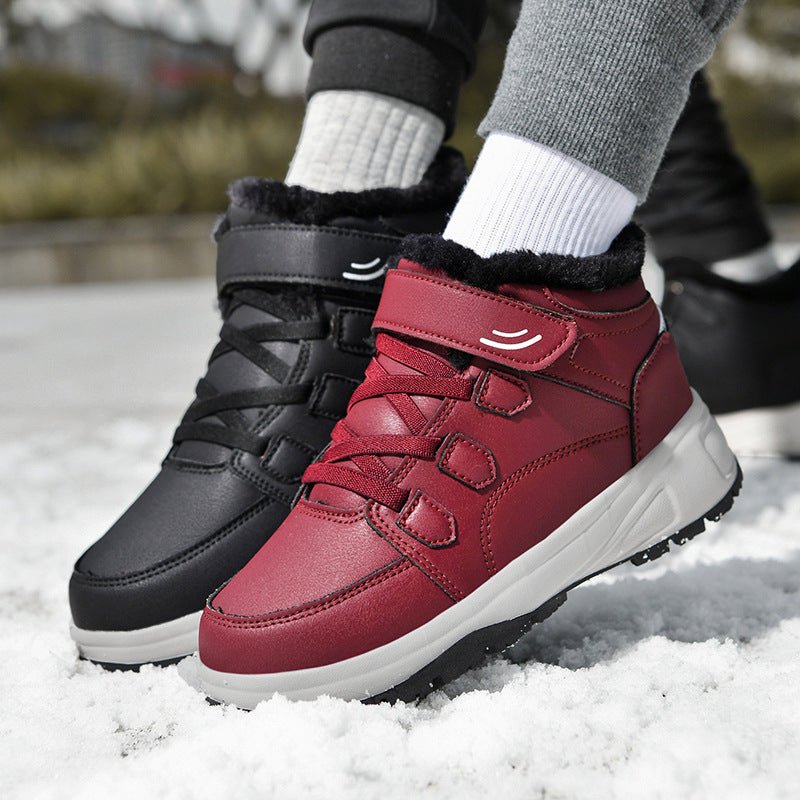 Damen isolierte Outdoor-Wanderschuhe mit rutschfester Sohle und verstellbarem Klettverschluss EB