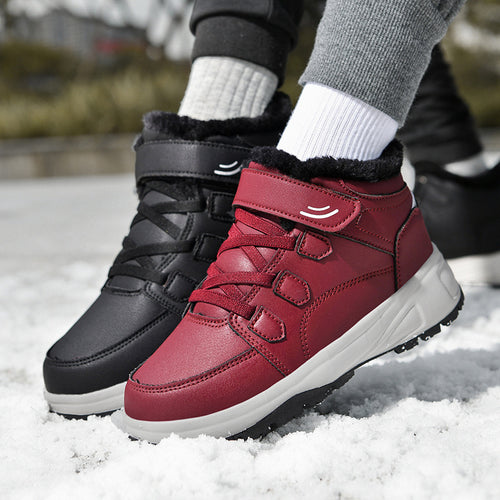 Damen isolierte Outdoor-Wanderschuhe mit rutschfester Sohle und verstellbarem Klettverschluss EB