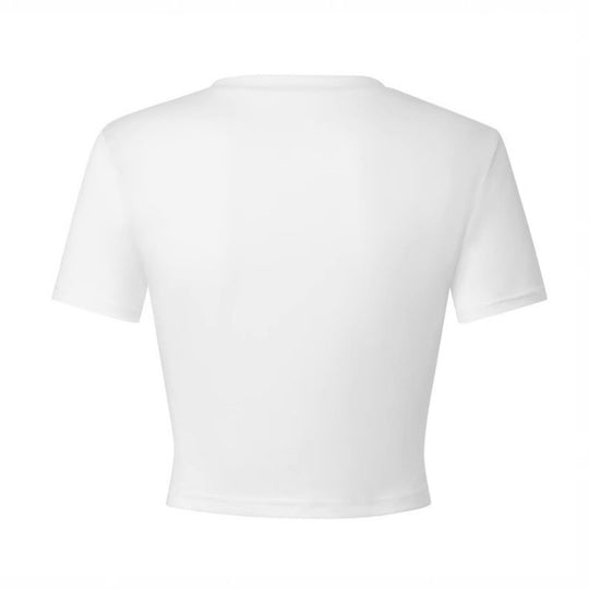 Damen T-Shirt mit kreativem Kirschmotiv und funkelndem Glitzereffekt EB