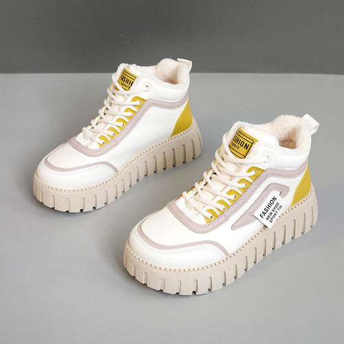 Damen High-Top Sneaker mit dämpfender Sohle und atmungsaktivem Design EB