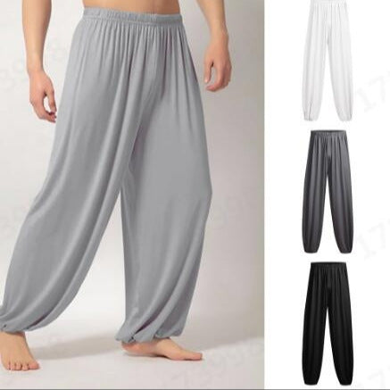 Damen luftige, weite Freizeithose mit elastischem Bund EB