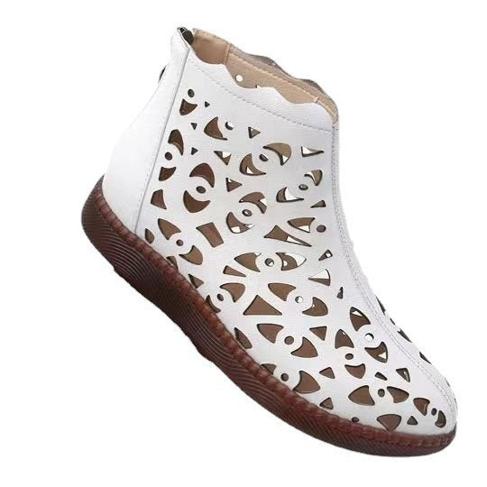Damen Elegante und atmungsaktive Ankle Boots mit Cut-Out Design EB