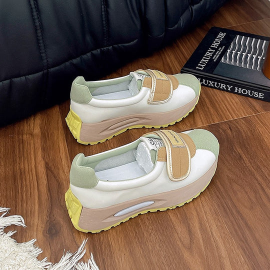 Damen Modische Sneakers im trendigen Plateau-Design EB
