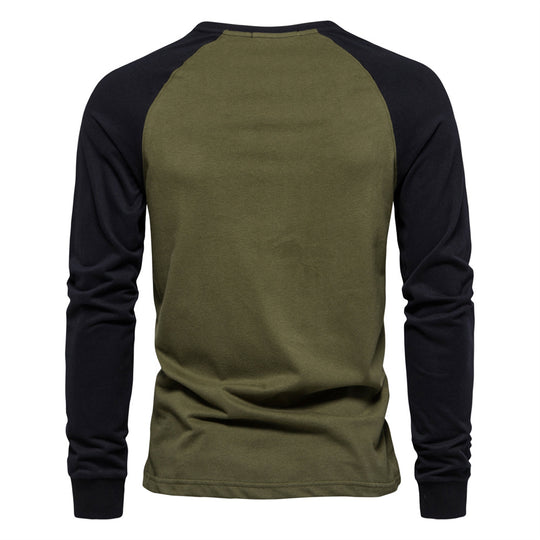 Herren Langarmshirt mit markantem Raglan-Design EB